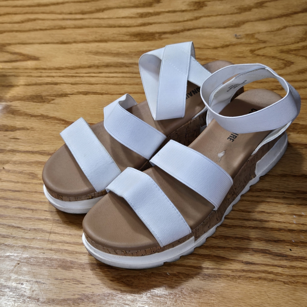 Elegant White Strappy Sandals